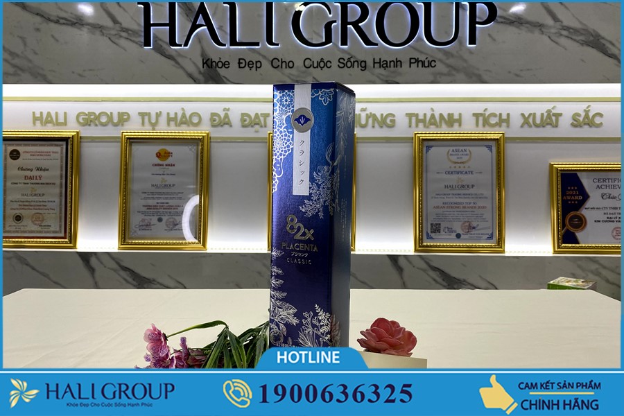 Review Nước Uống 82x Classic Placenta Nhật Bản