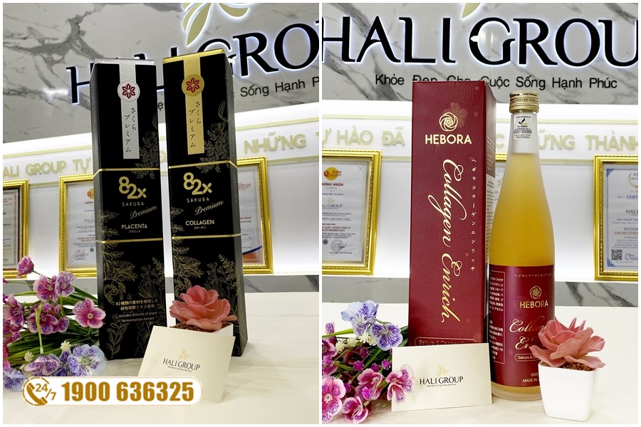 Nên chăm sóc sức khỏe bằng nước uống Collagen Hebora Enrich hay 82x Collagen Nhật Bản